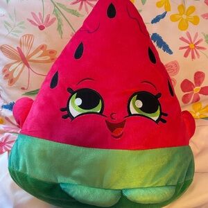 Shopkins Red and Green Plush watermelon 2018